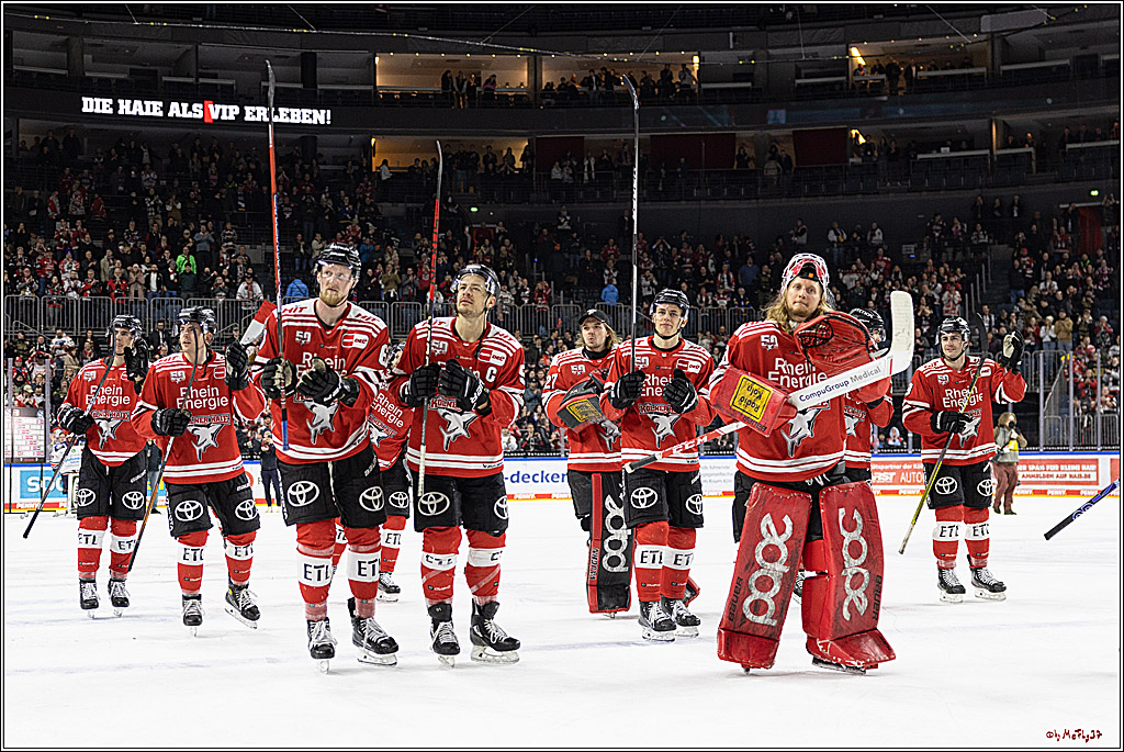 PENNY DEL;  Koelner Haie - Iserlohn Roosters; Koeln, 24.01.2023